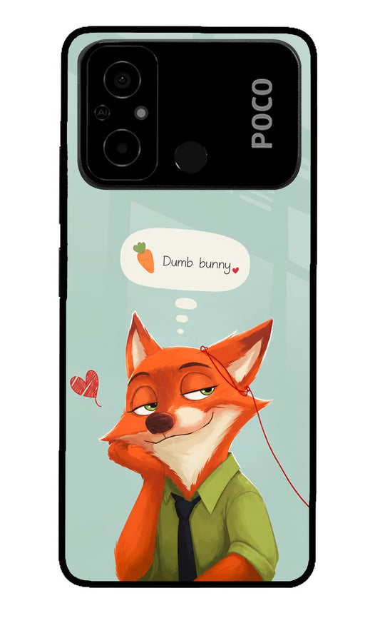 Nick Charm Poco C55 Glass Case