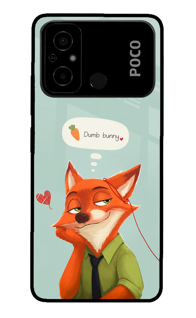 Nick Charm Poco C55 Glass Case