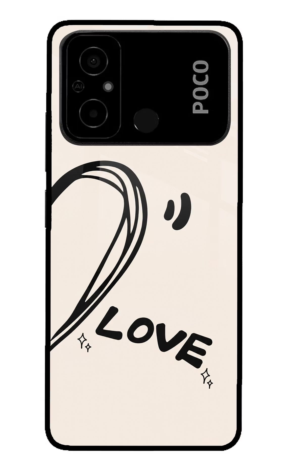 Soul Line Poco C55 Glass Case