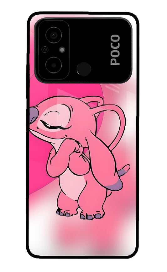 Angel Hug Poco C55 Glass Case