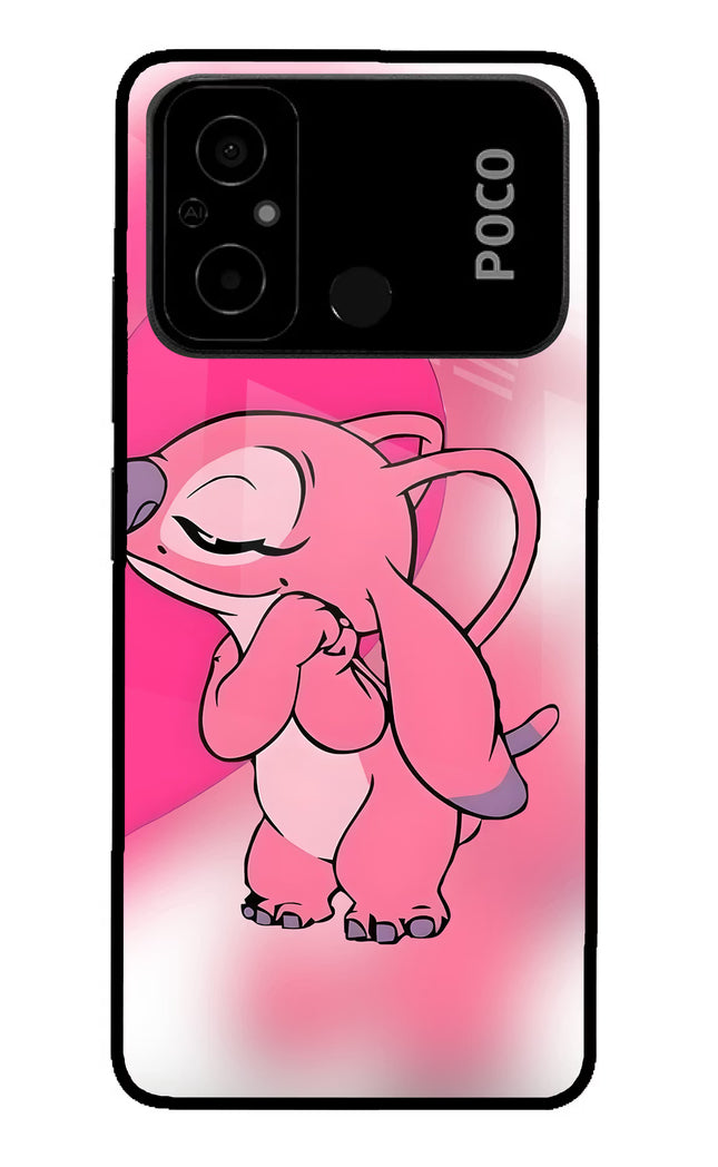 Angel Hug Poco C55 Glass Case