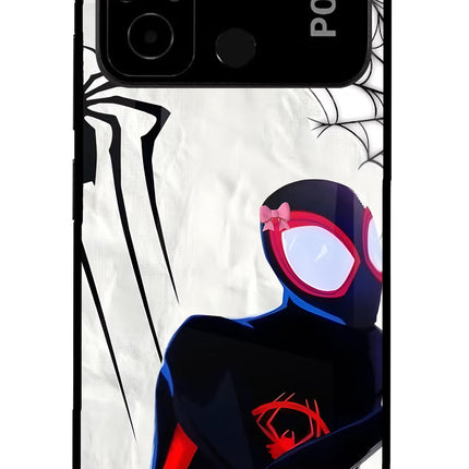 Miles Verse Poco C55 Glass Case Back Cover by Casekaro