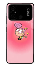 Wanda Magic Poco C55 Glass Case Back Cover by Casekaro