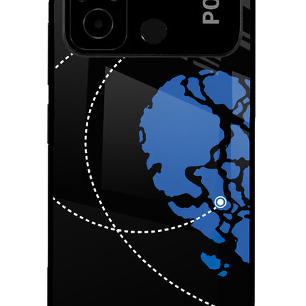 Love Orbit Poco C55 Glass Case