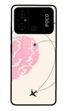 Miss Orbit Poco C55 Glass Case