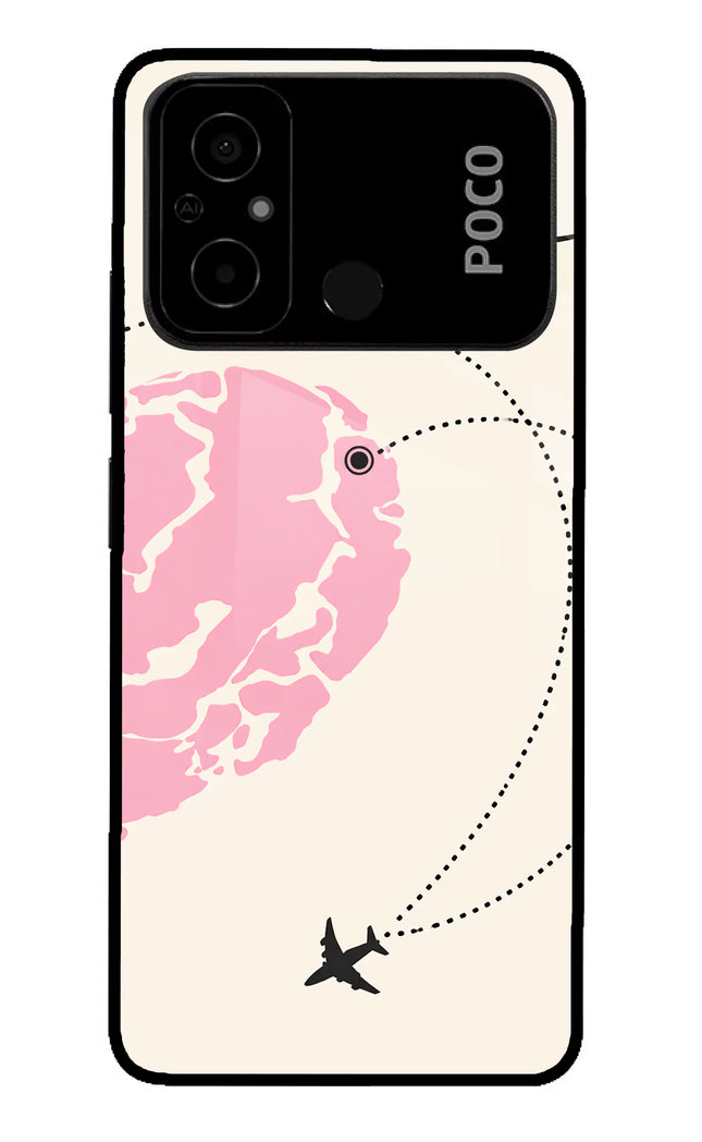 Miss Orbit Poco C55 Glass Case