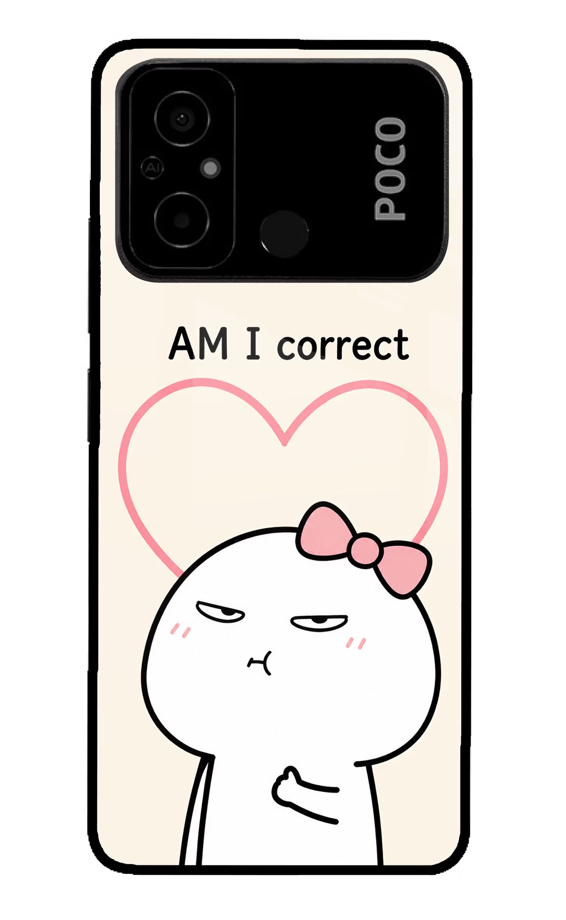 Always Right Poco C55 Glass Case