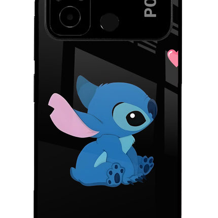 Stitch Crush Poco C55 Glass Case