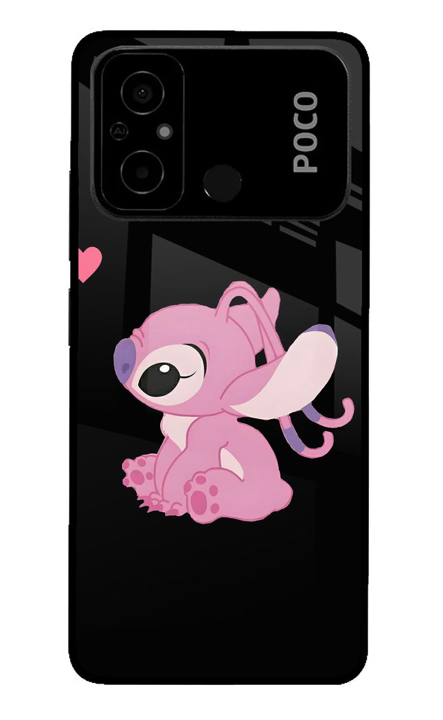 Angel Crush Poco C55 Glass Case
