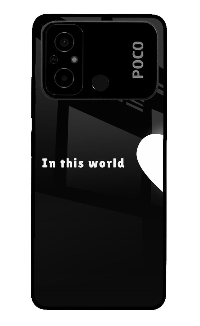 This World Poco C55 Glass Case