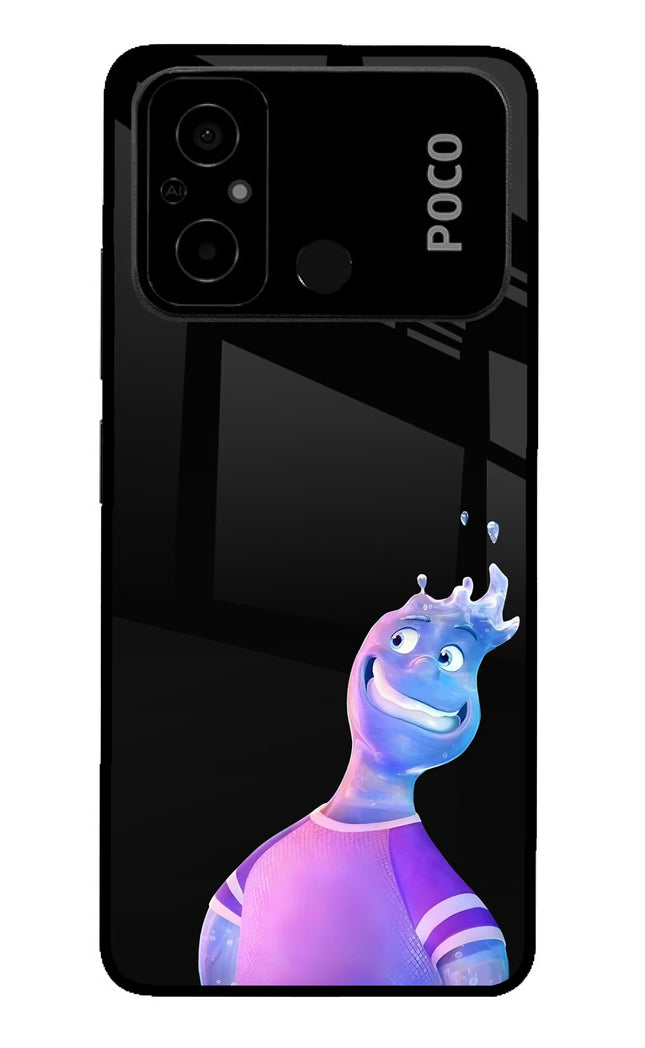 Wade Wave Poco C55 Glass Case