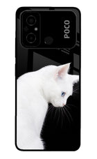 Snow Gaze Poco C55 Glass Case