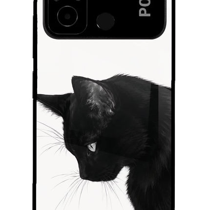 Shadow Gaze Poco C55 Glass Case