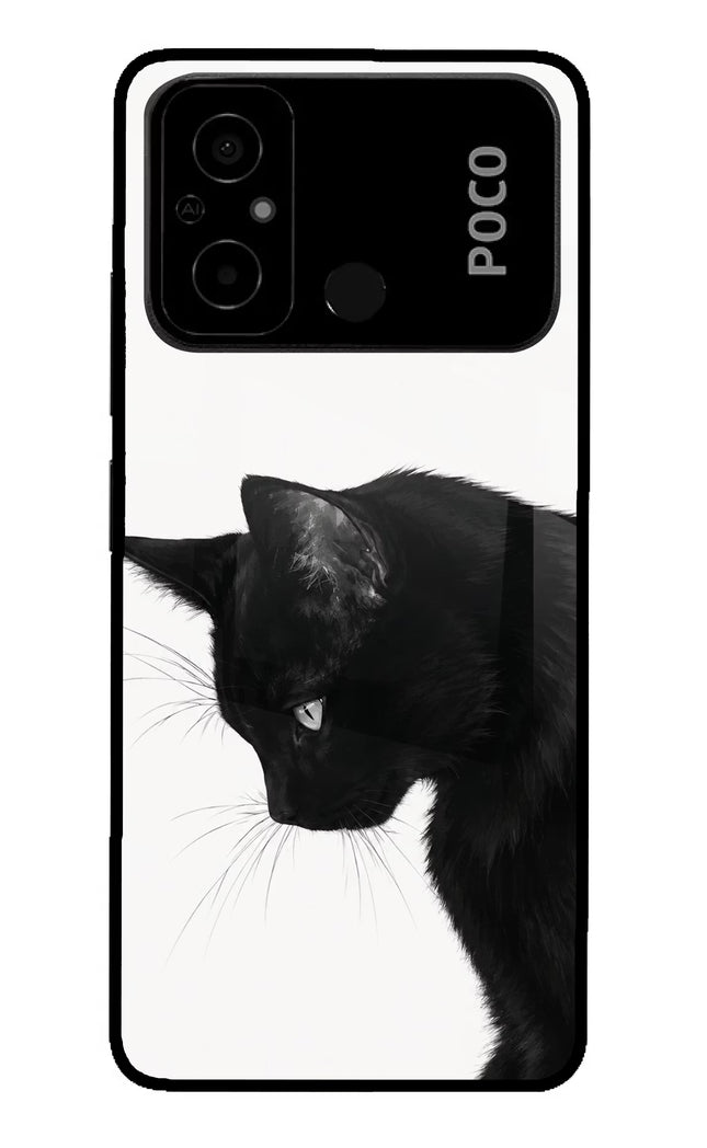 Shadow Gaze Poco C55 Glass Case