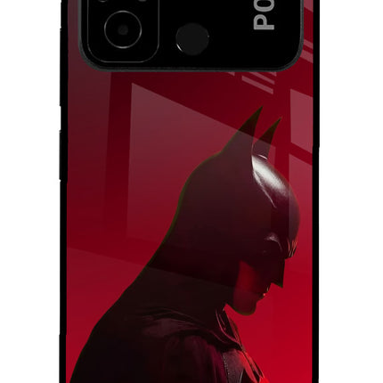 Dark Knight Poco C55 Glass Case