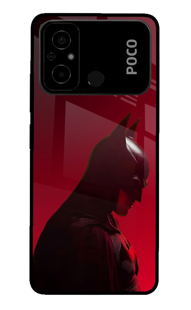 Dark Knight Poco C55 Glass Case