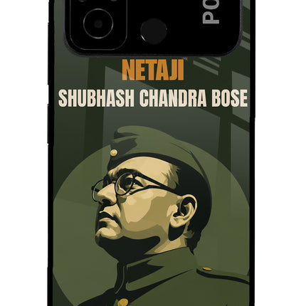 Netaji Legacy Poco C55 Glass Case