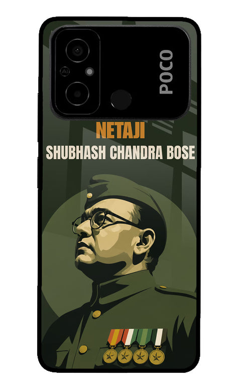 Netaji Legacy Poco C55 Glass Case