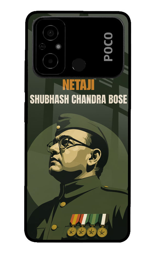 Netaji Legacy Poco C55 Glass Case