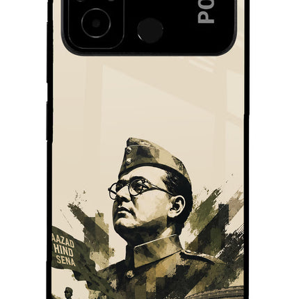 Netaji Rising Poco C55 Glass Case