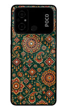 Green Pataka Poco C55 Glass Case