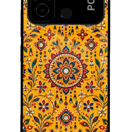 Sunlit Aura Poco C55 Glass Case