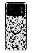 Cute Panda Poco C55 Pop Case by Casekaro