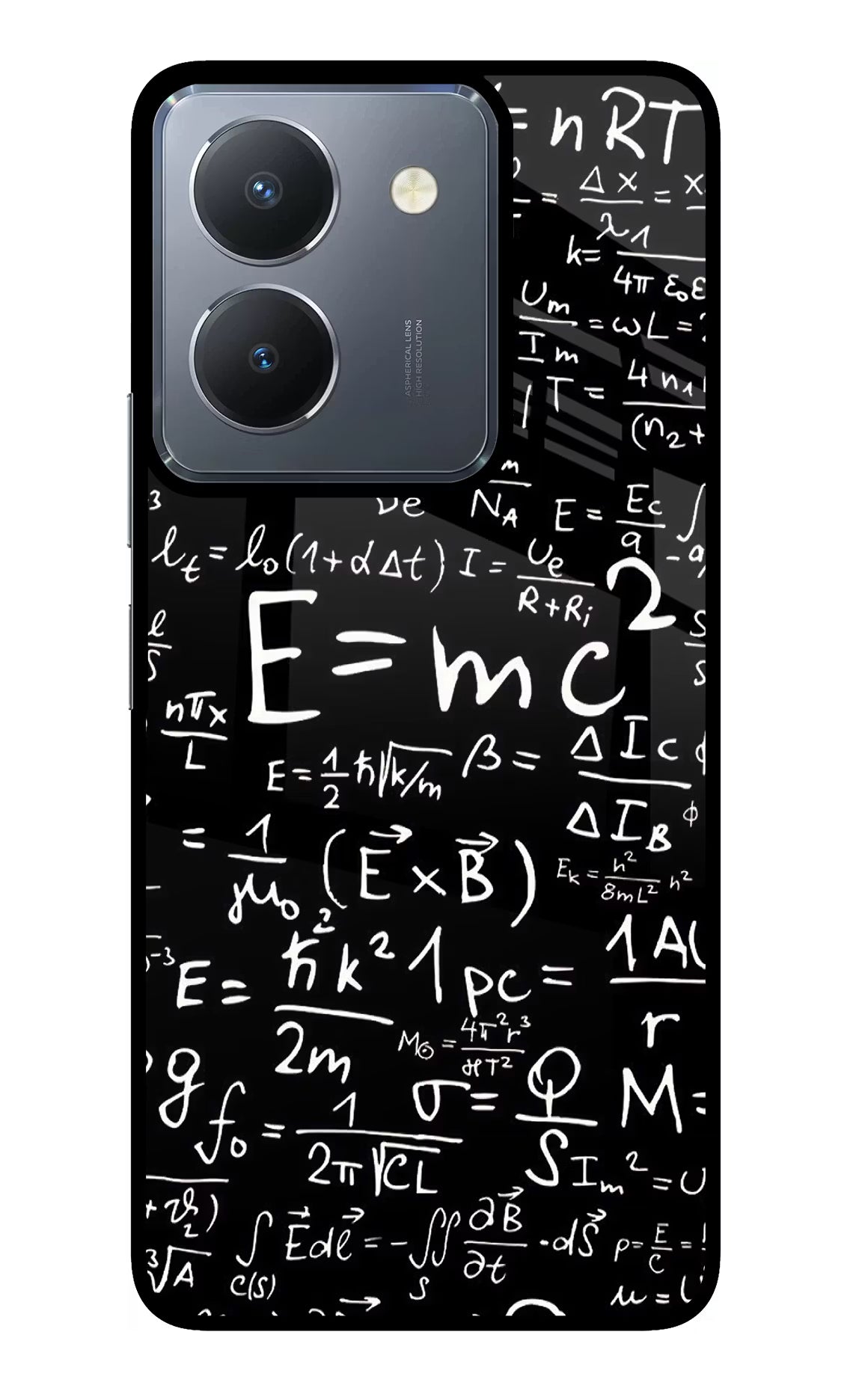 Physics Formula Vivo Y36 Glass Case Back Cover by Casekaro