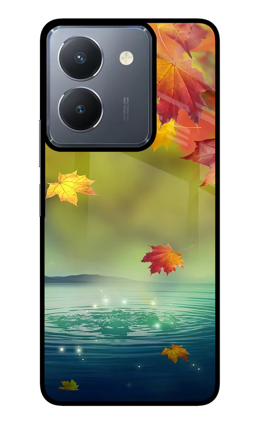 Flowers Vivo Y36 Glass Case