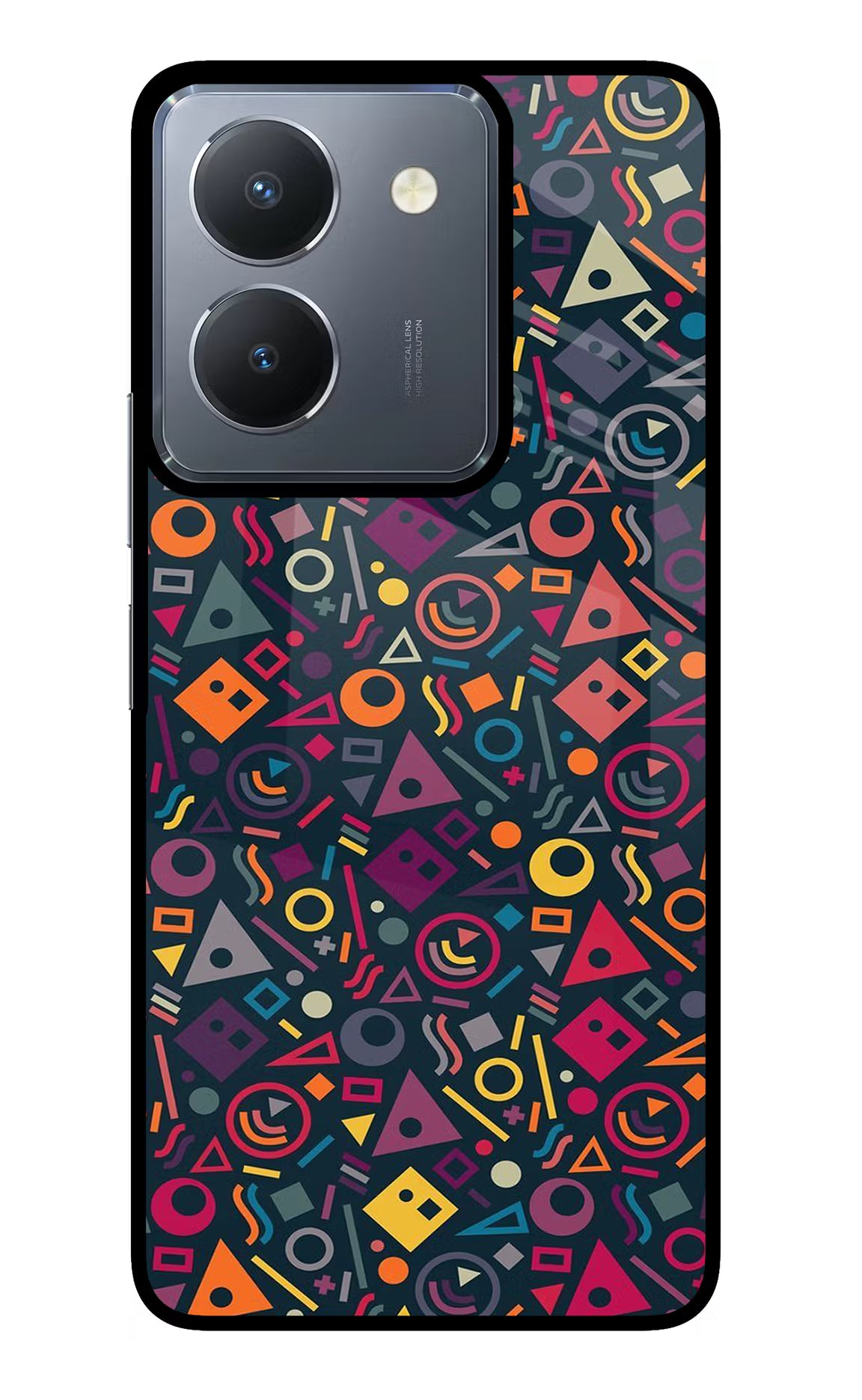 Geometric Abstract Vivo Y36 Glass Case