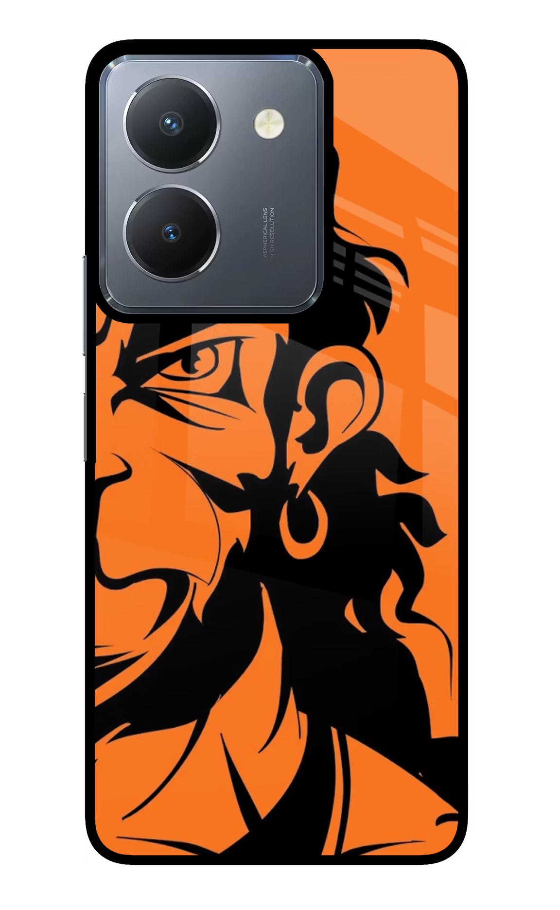 Hanuman Vivo Y36 Glass Case Back Cover by Casekaro