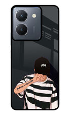 Aesthetic Boy Vivo Y36 Glass Case