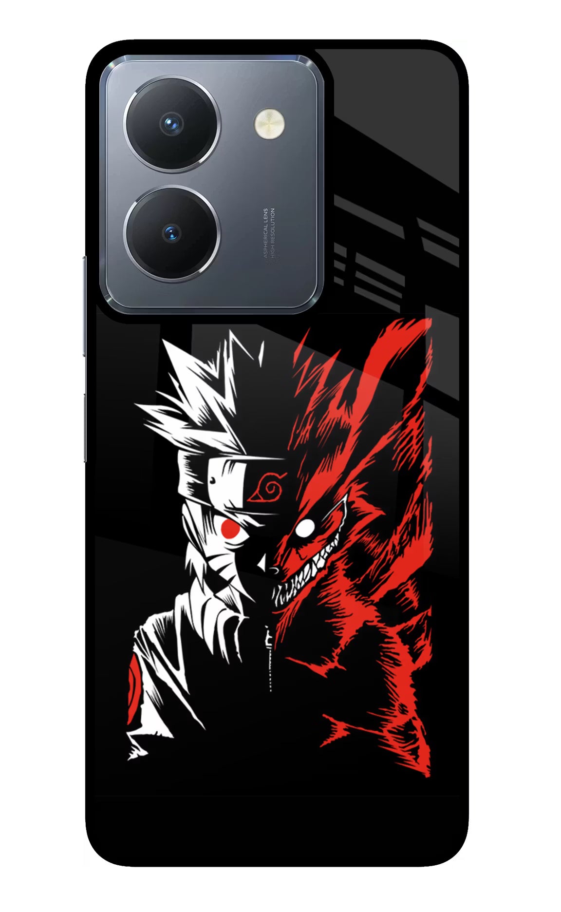 Naruto Two Face Vivo Y36 Glass Case