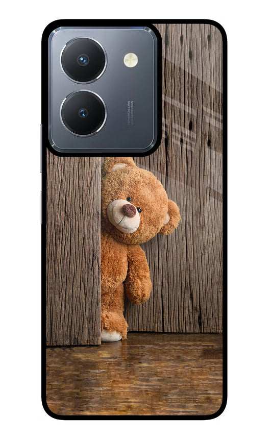 Teddy Wooden Vivo Y36 Glass Case