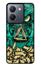 Green Owl Vivo Y36 Glass Case