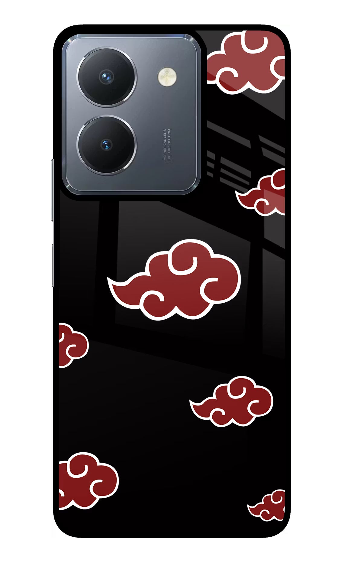 Akatsuki Vivo Y36 Glass Case Back Cover by Casekaro