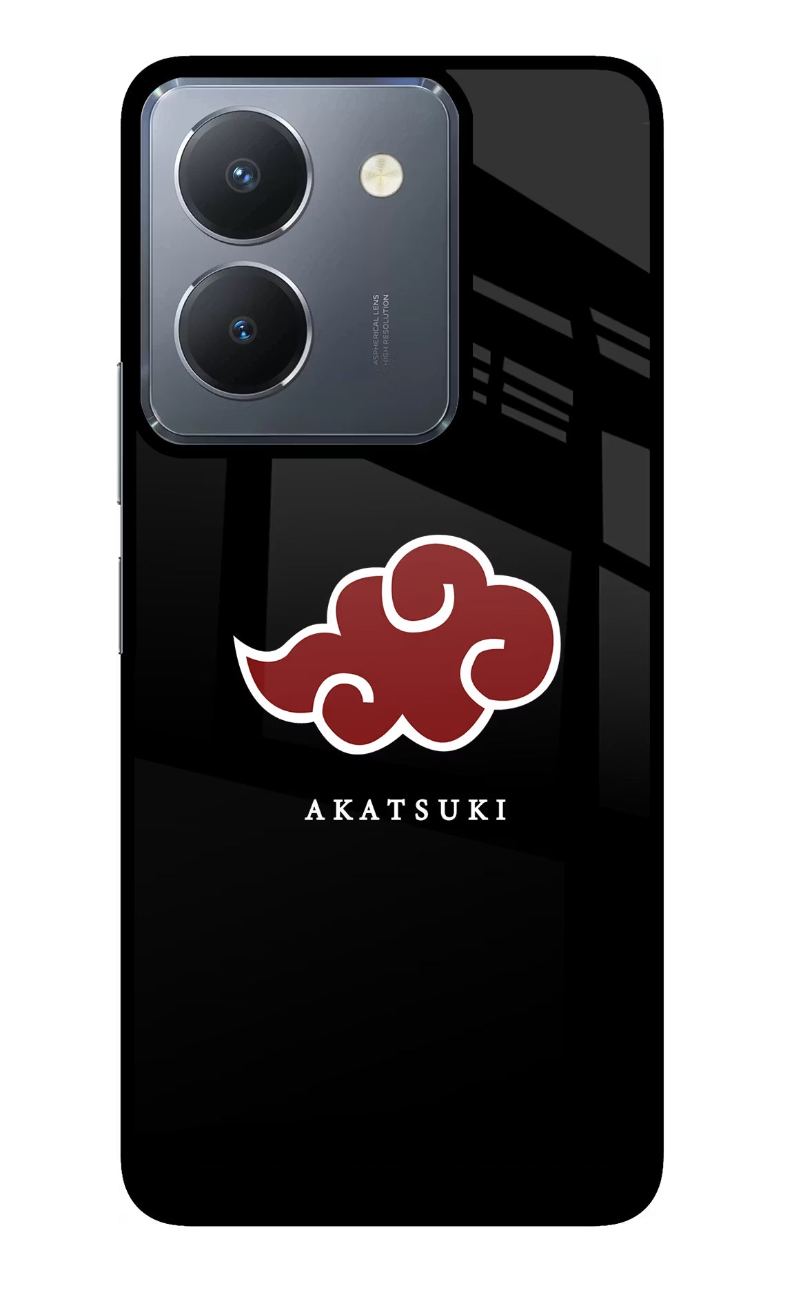 Akatsuki Vivo Y36 Glass Case Back Cover by Casekaro