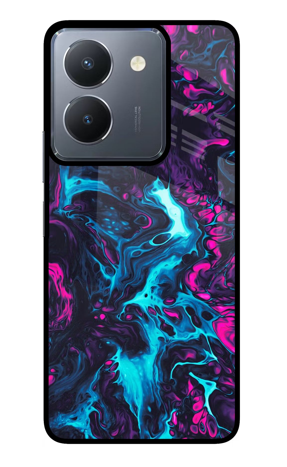 Abstract Vivo Y36 Glass Case
