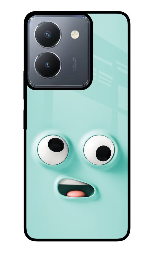 Funny Cartoon Vivo Y36 Glass Case