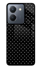 White Dots Vivo Y36 Glass Case