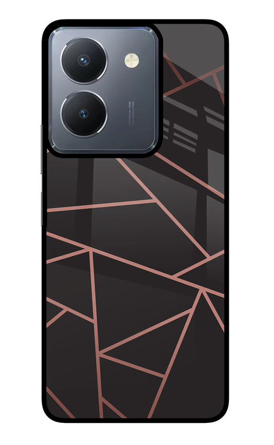 Geometric Pattern Vivo Y36 Glass Case