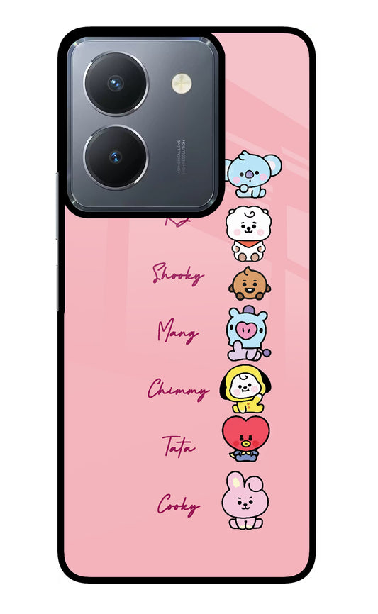 BTS names Vivo Y36 Glass Case