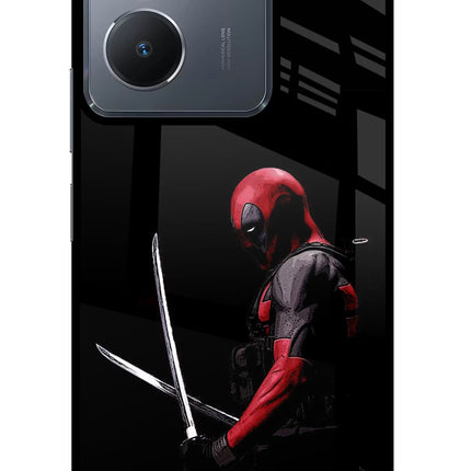 Deadpool Vivo Y36 Glass Case