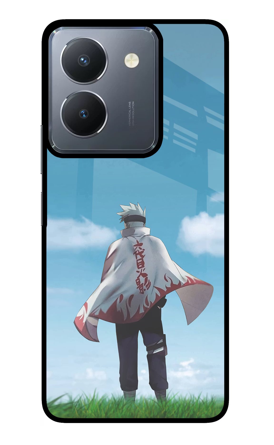 Kakashi Vivo Y36 Glass Case Back Cover by Casekaro