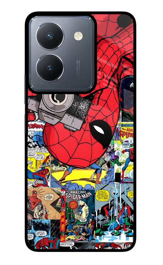 Spider Man Vivo Y36 Glass Case