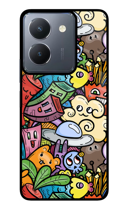 Veggie Doodle Vivo Y36 Glass Case