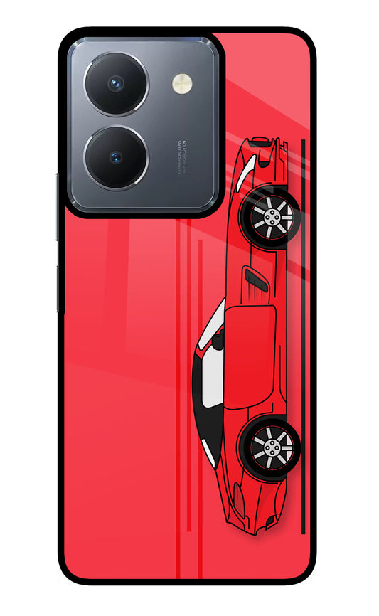 Red Velocity Vivo Y36 Glass Case