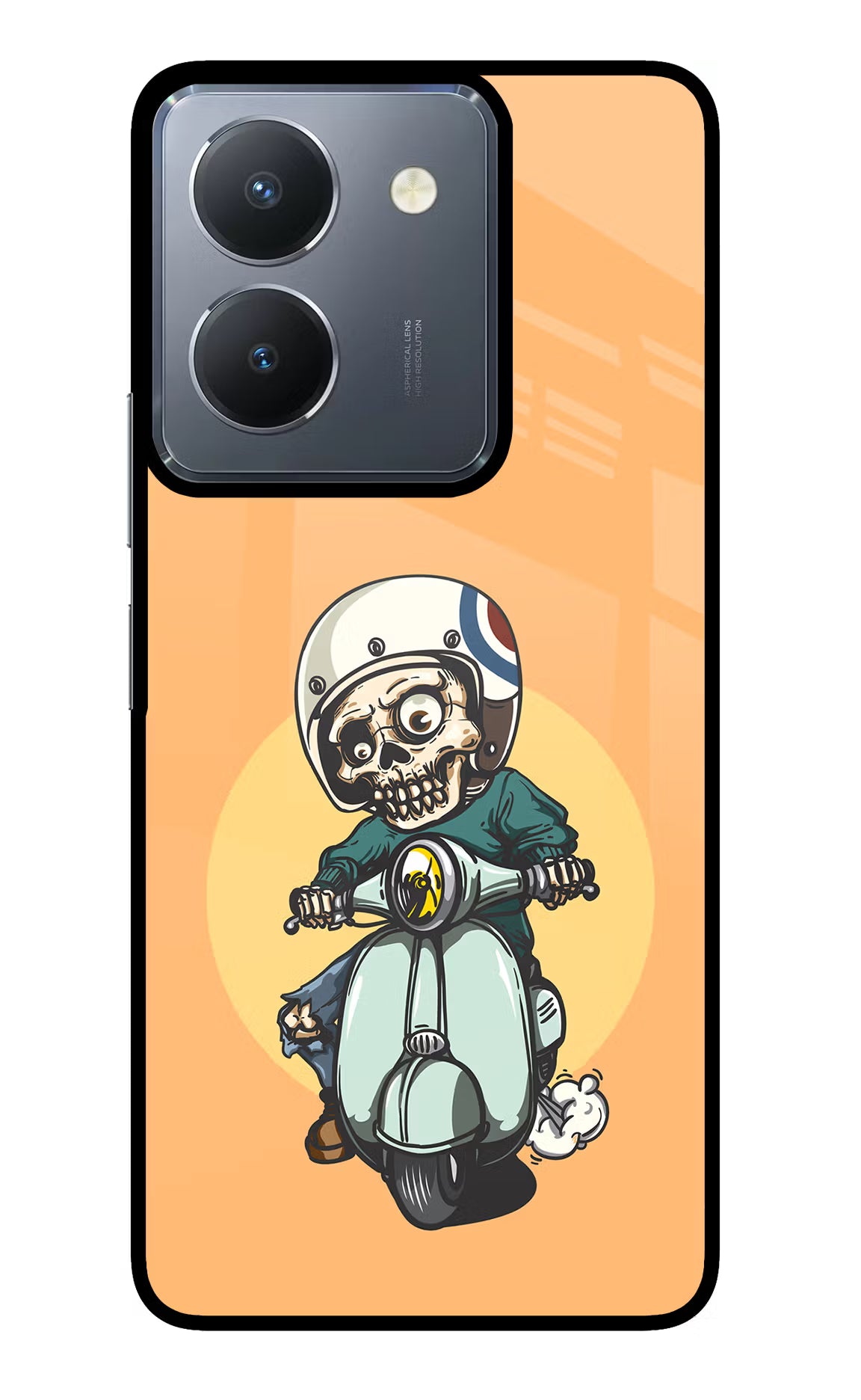 Undead Biker Vivo Y36 Glass Case