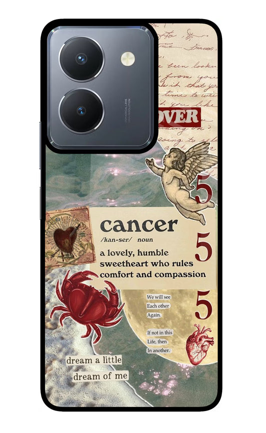Cancer Zodiac Vivo Y36 Glass Case