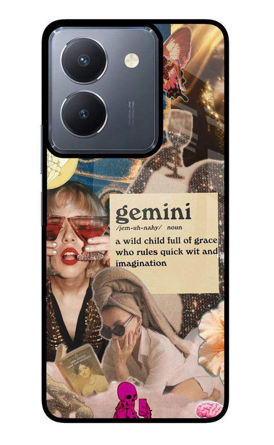 Gemini Zodiac Vivo Y36 Glass Case